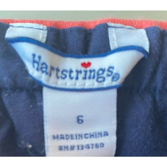 Hartstrings Girl’s Top & Skirt Skort Sz‎ 6 Blue & Salmon Pink - Picture 7 of 10